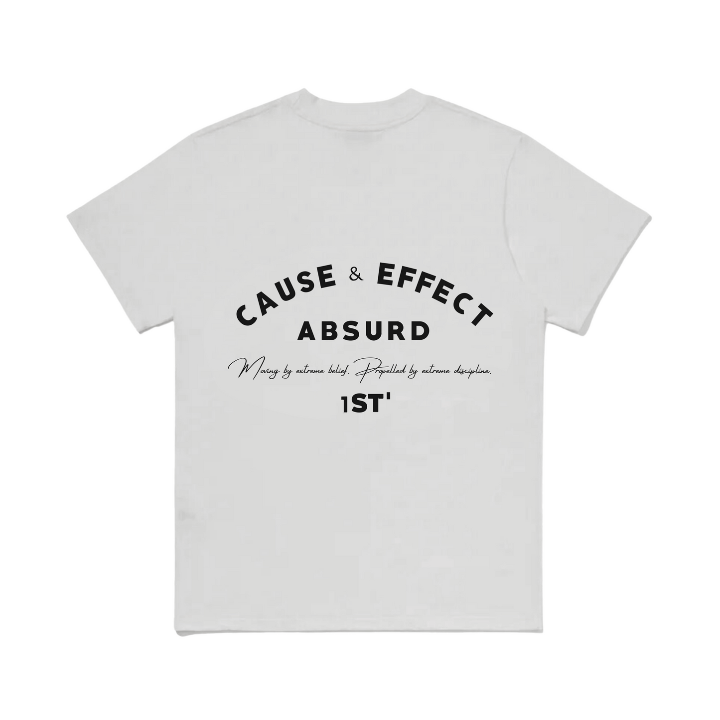 Cause & Effect Tee - White