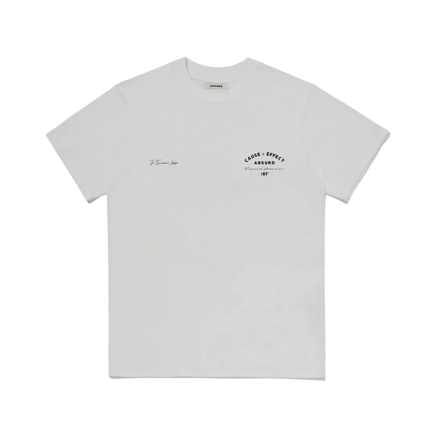 Cause & Effect Tee - White