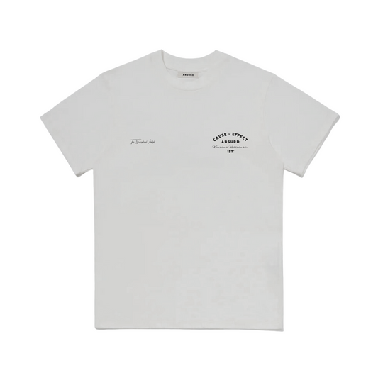 Cause & Effect Tee - White